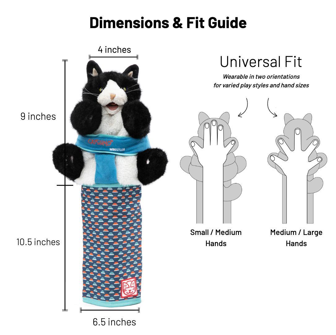 CATSUMO™ Wrestler Glove Puppet