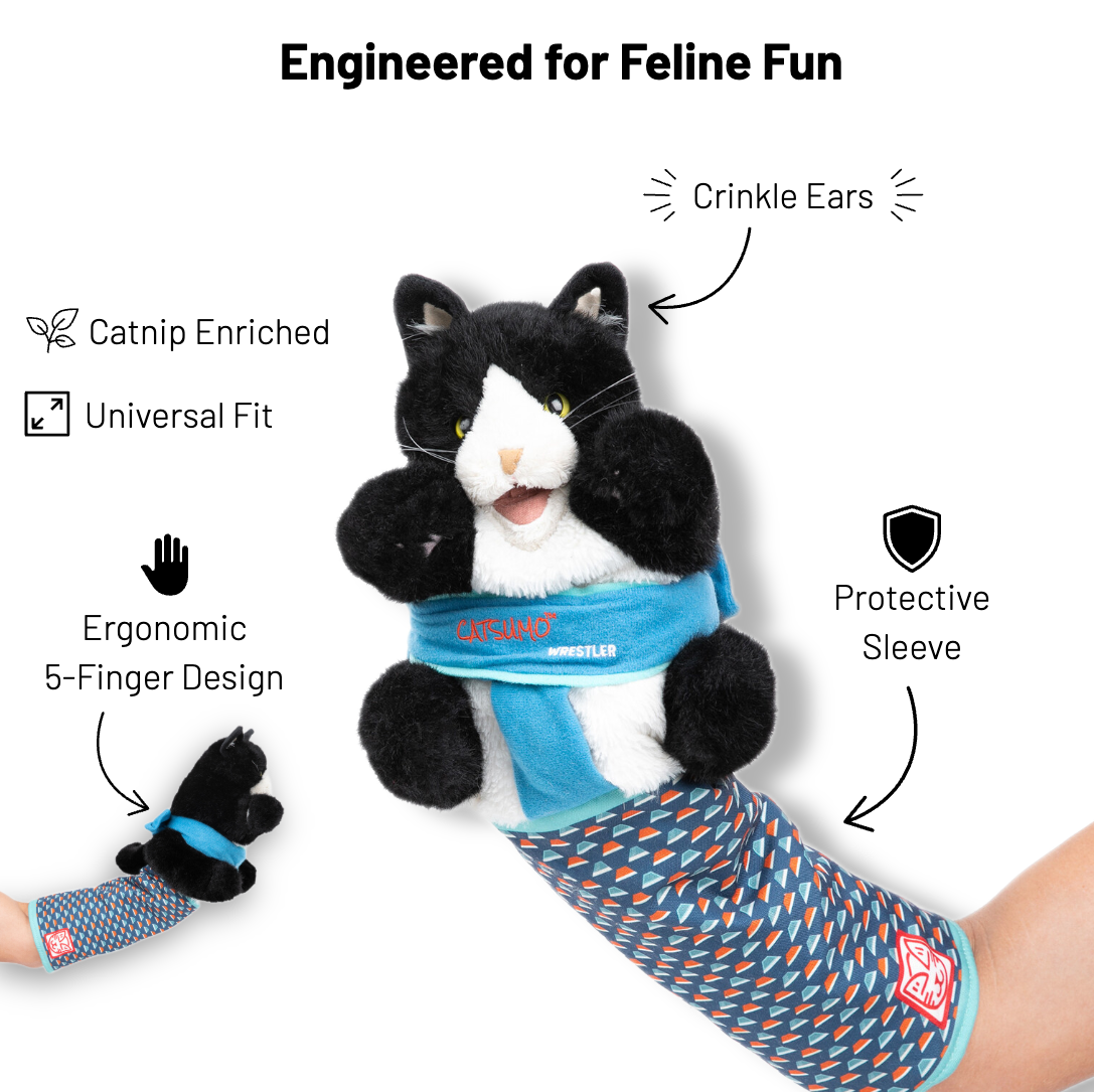 CATSUMO™ Wrestler Glove Puppet