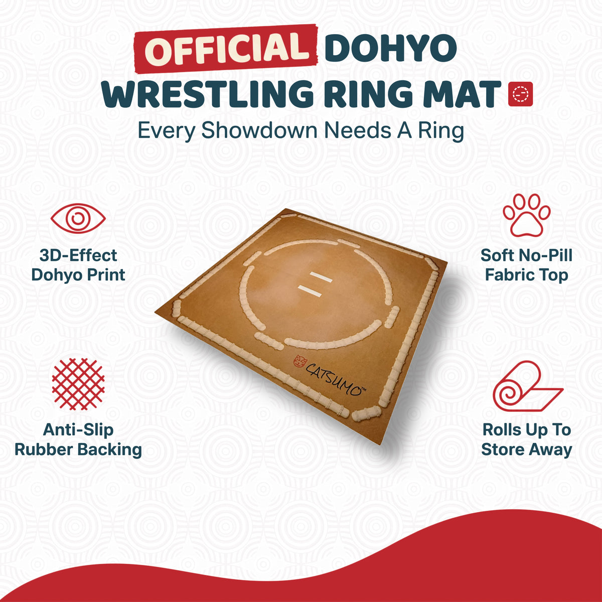 CATSUMO Dohyo Wrestling Mat