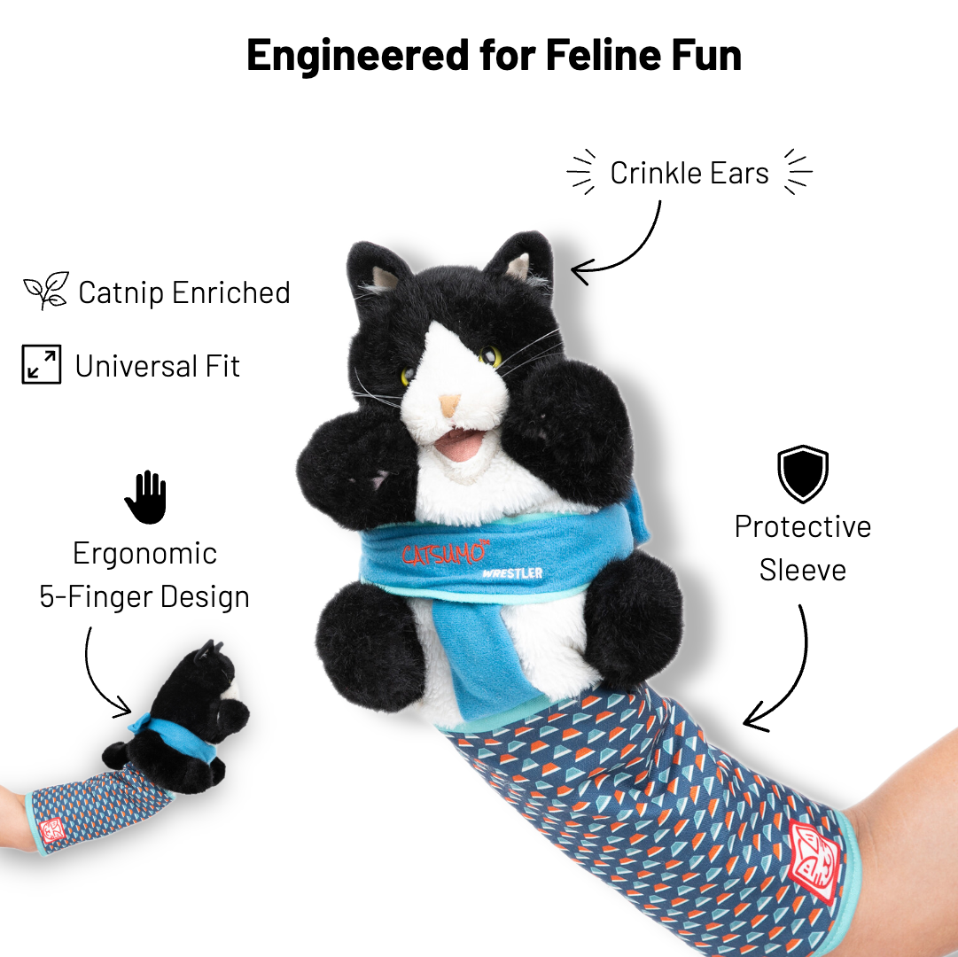 CATSUMO™ Wrestler Glove Puppet